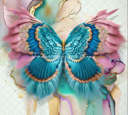 Shimmering Mariposa Feathers - Petite