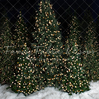 Snowy Christmas Trees