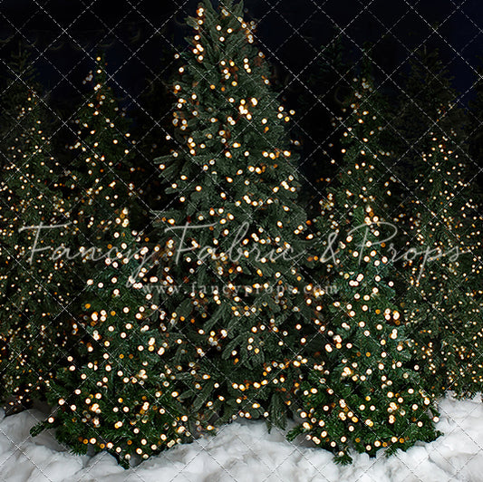 Snowy Christmas Trees