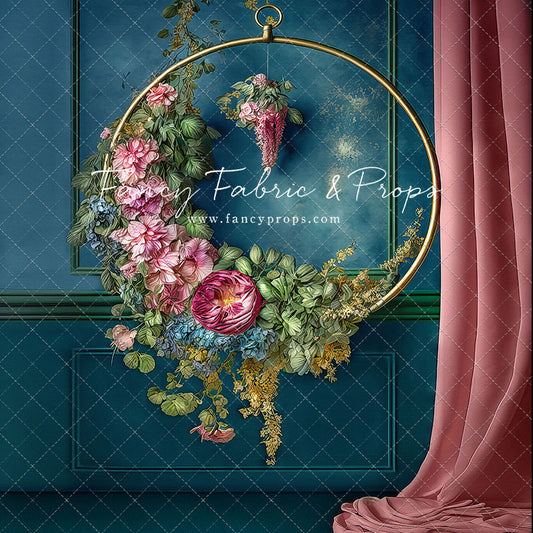 Turquoise Elegant Hoop - Sweep Sizes Only