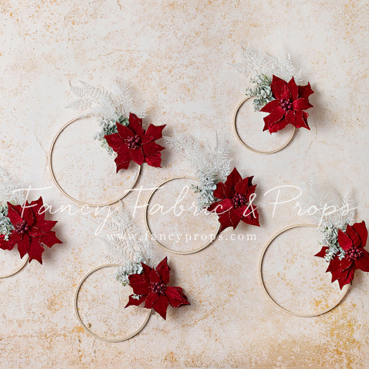 I Hoop You Love Poinsettias