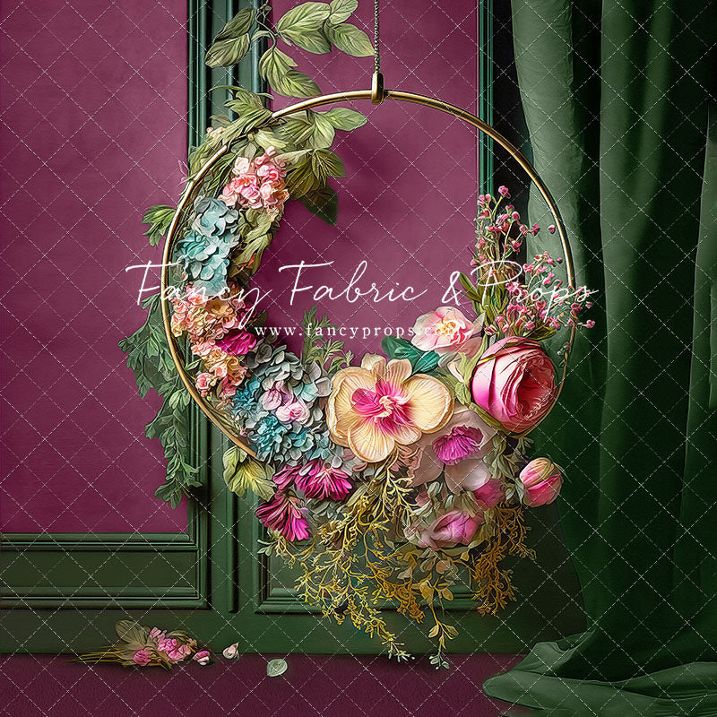 Magenta Elegant Hoop - Sweep Sizes Only