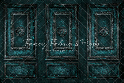 Teal Antiqued Wall