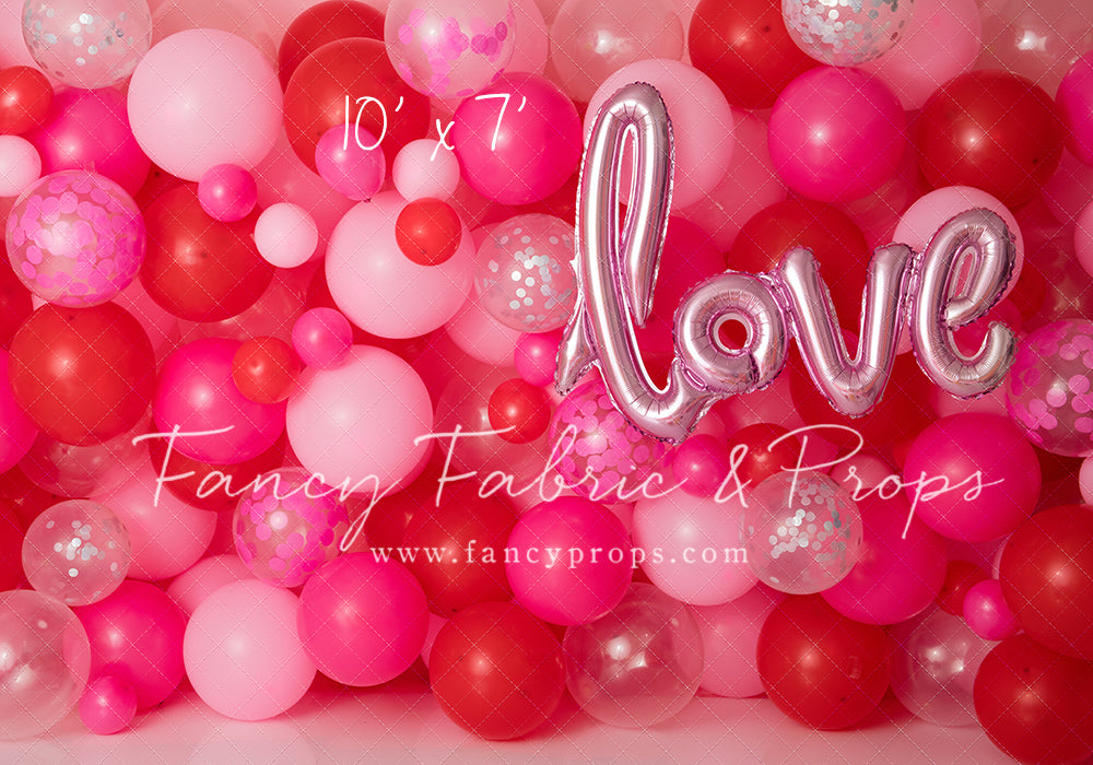 Valentine Party Balloon Wall
