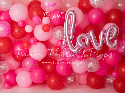 Valentine Party Balloon Wall