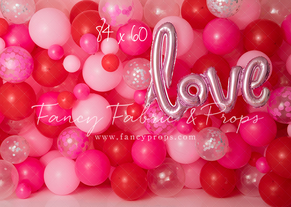 Valentine Party Balloon Wall