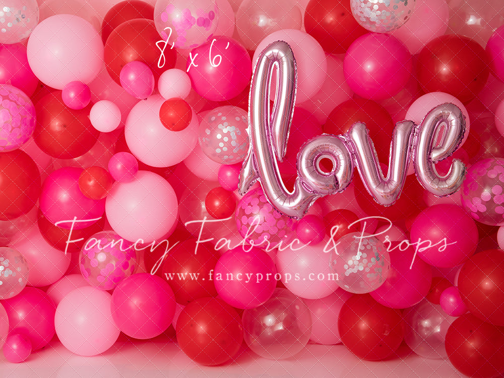 Valentine Party Balloon Wall