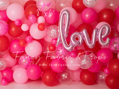 Valentine Party Balloon Wall