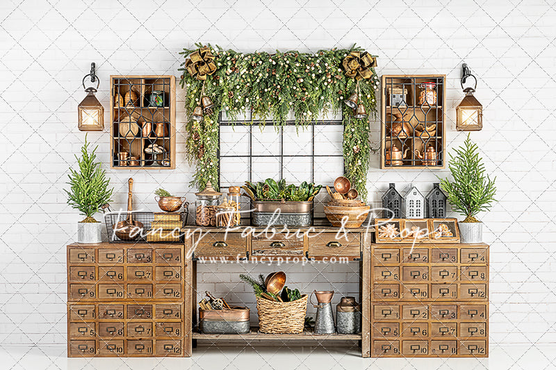 Vintage Holiday Kitchen