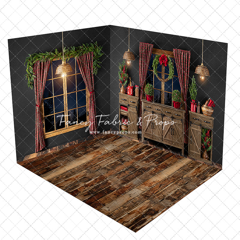 Evening Winter Kitchen Room