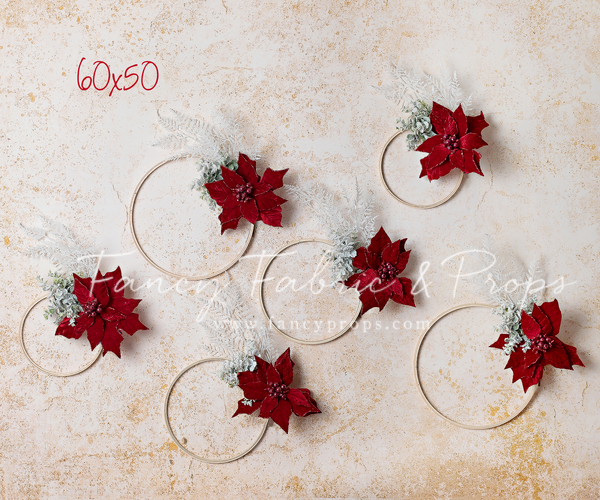 I Hoop You Love Poinsettias