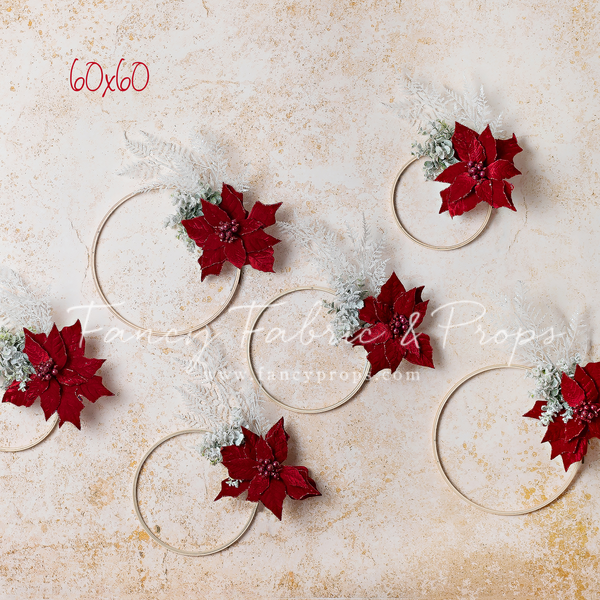 I Hoop You Love Poinsettias