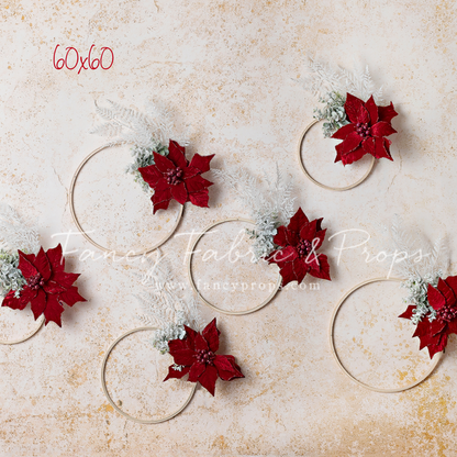 I Hoop You Love Poinsettias