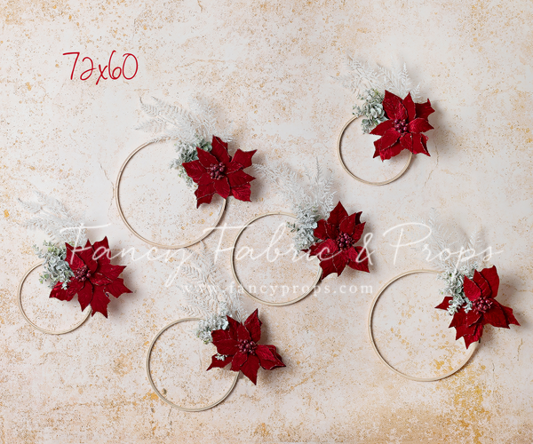 I Hoop You Love Poinsettias