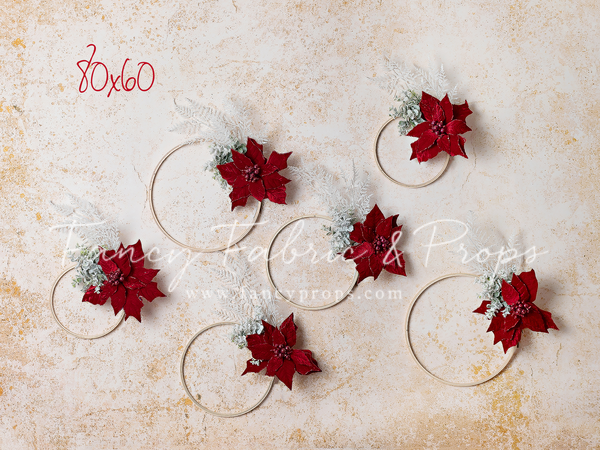 I Hoop You Love Poinsettias