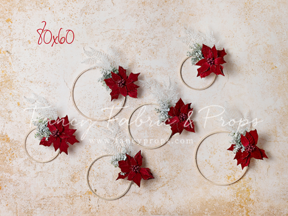 I Hoop You Love Poinsettias