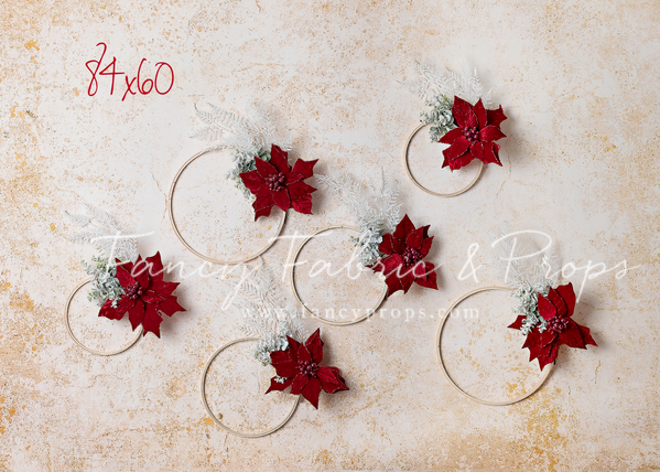 I Hoop You Love Poinsettias