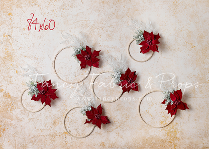 I Hoop You Love Poinsettias