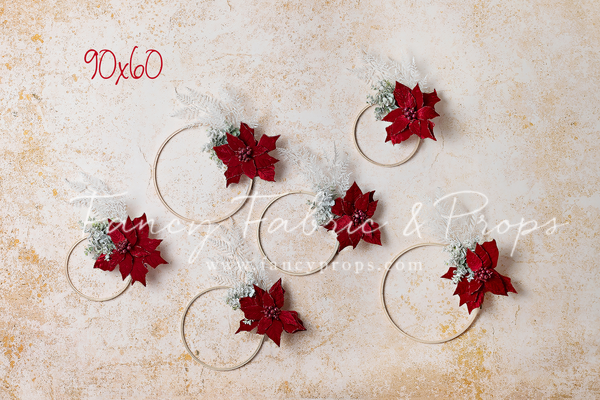 I Hoop You Love Poinsettias