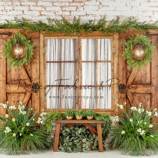 Botanical Fern Window
