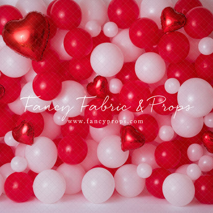 Loving Valentine Balloon Wall