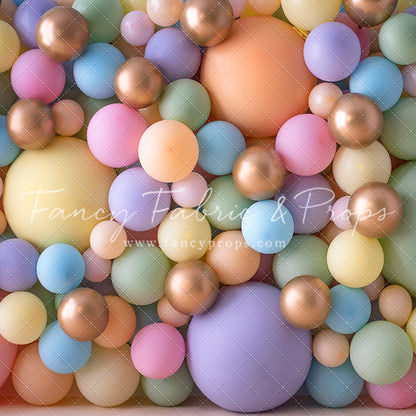 Pastel Palette Balloon Wall