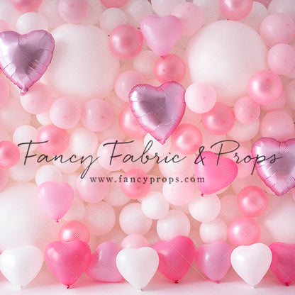 Pastel Valentine Balloon Wall