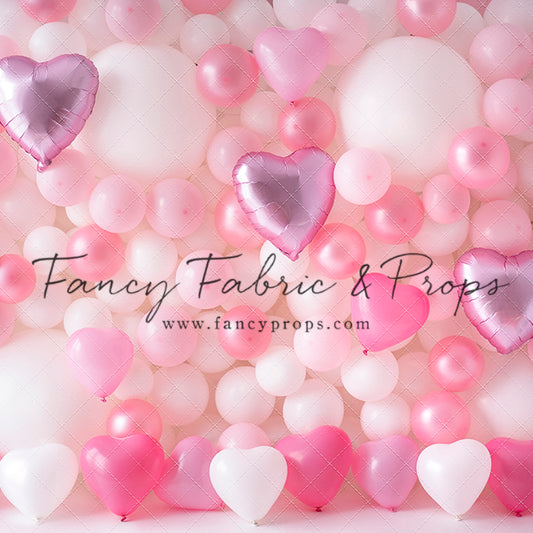 Pastel Valentine Balloon Wall