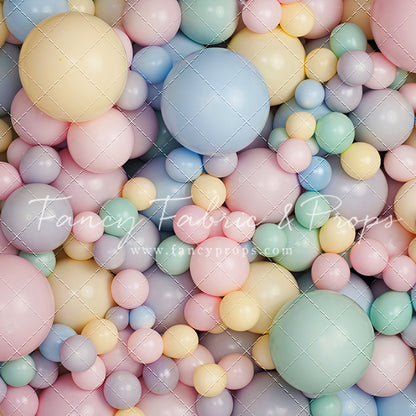 Prism of Pastel Balloon Wall