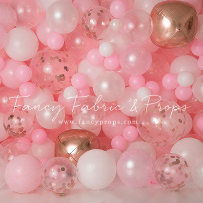Rosegold Rouge Balloon Wall