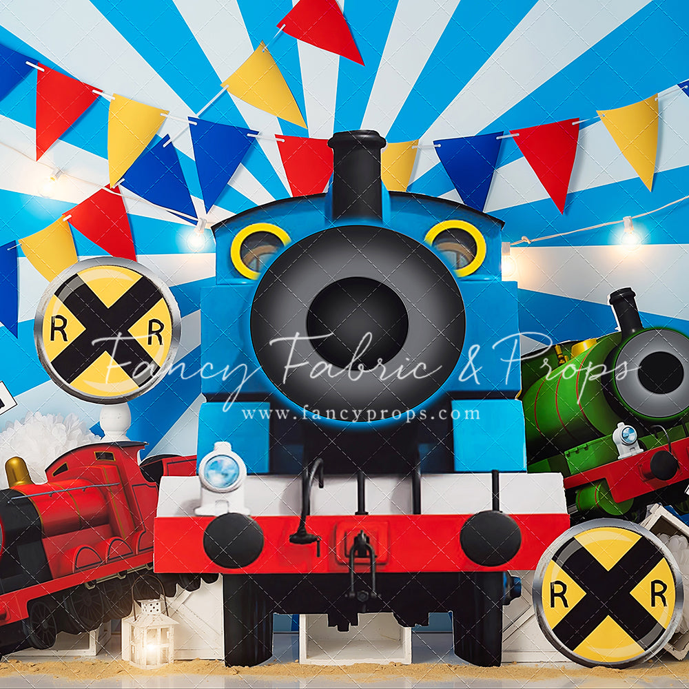 Steam Locomotive – Fancy Fabric & Props