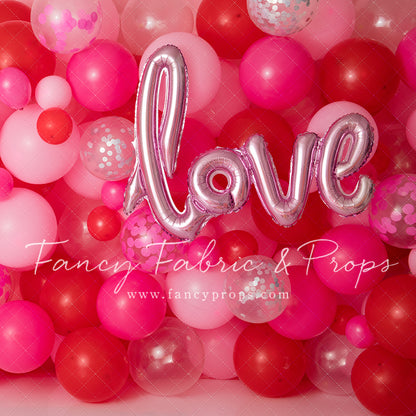 Valentine Party Balloon Wall